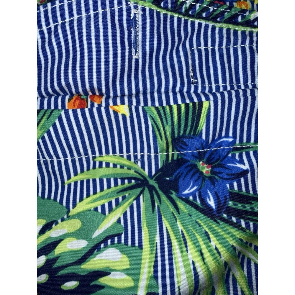 Polo Ralph Lauren Mens Size‎ Large Floral Hawaiian Print Swim Trunks Traveler - Picture 4 of 10